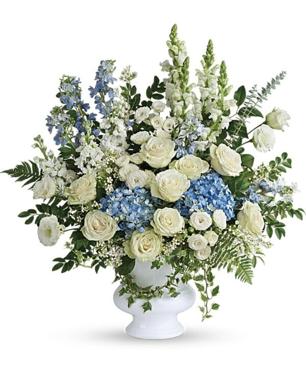 Blue and White Grand Bouquet - Vase for the Service and Home