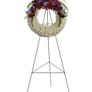 Patriotic Standing Wreath - Standing Sprays