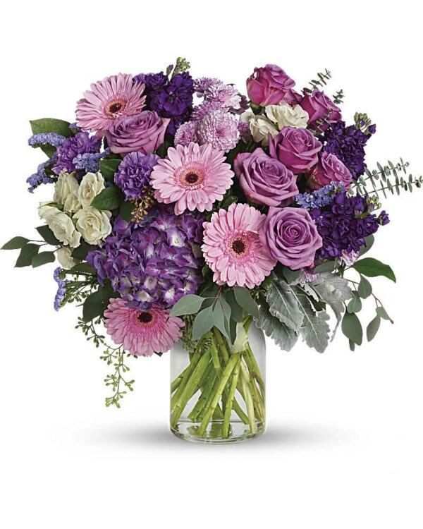 Purples and Pinks - Vase for the Service and Home