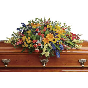 Sunburst Casket Cover - Casket Covers