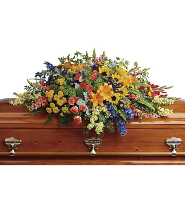 Sunburst Casket Cover - Casket Covers