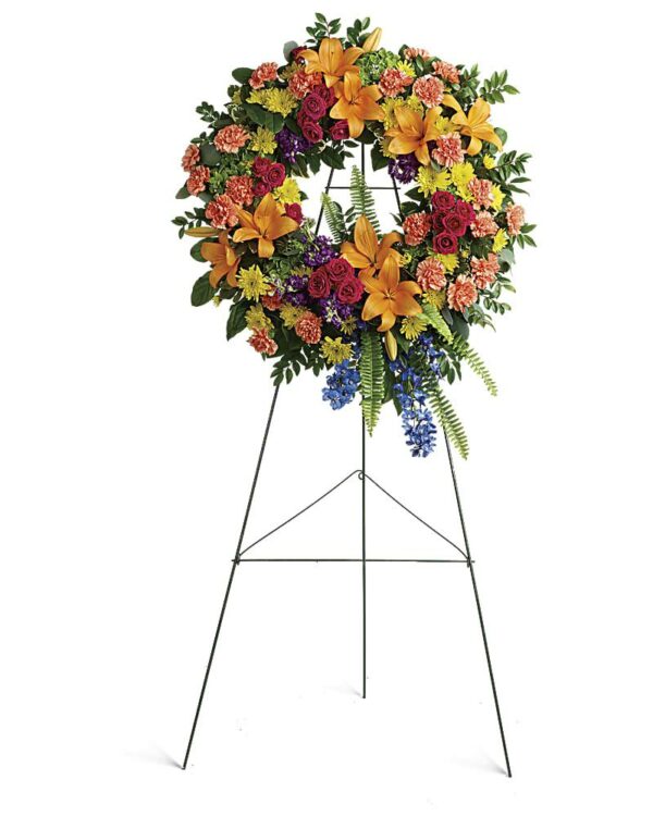 Sunburst Standing Wreath - Standing Sprays