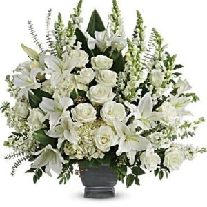 The Grand White Bouquet - Vase Arrangements