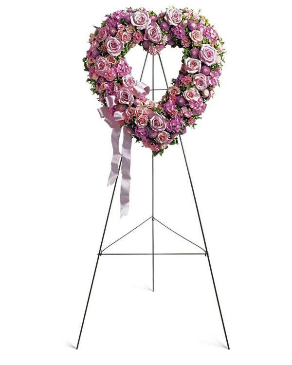 The Pink Open Heart - Standing Sprays