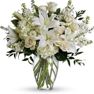 White Vase - Vase Arrangements